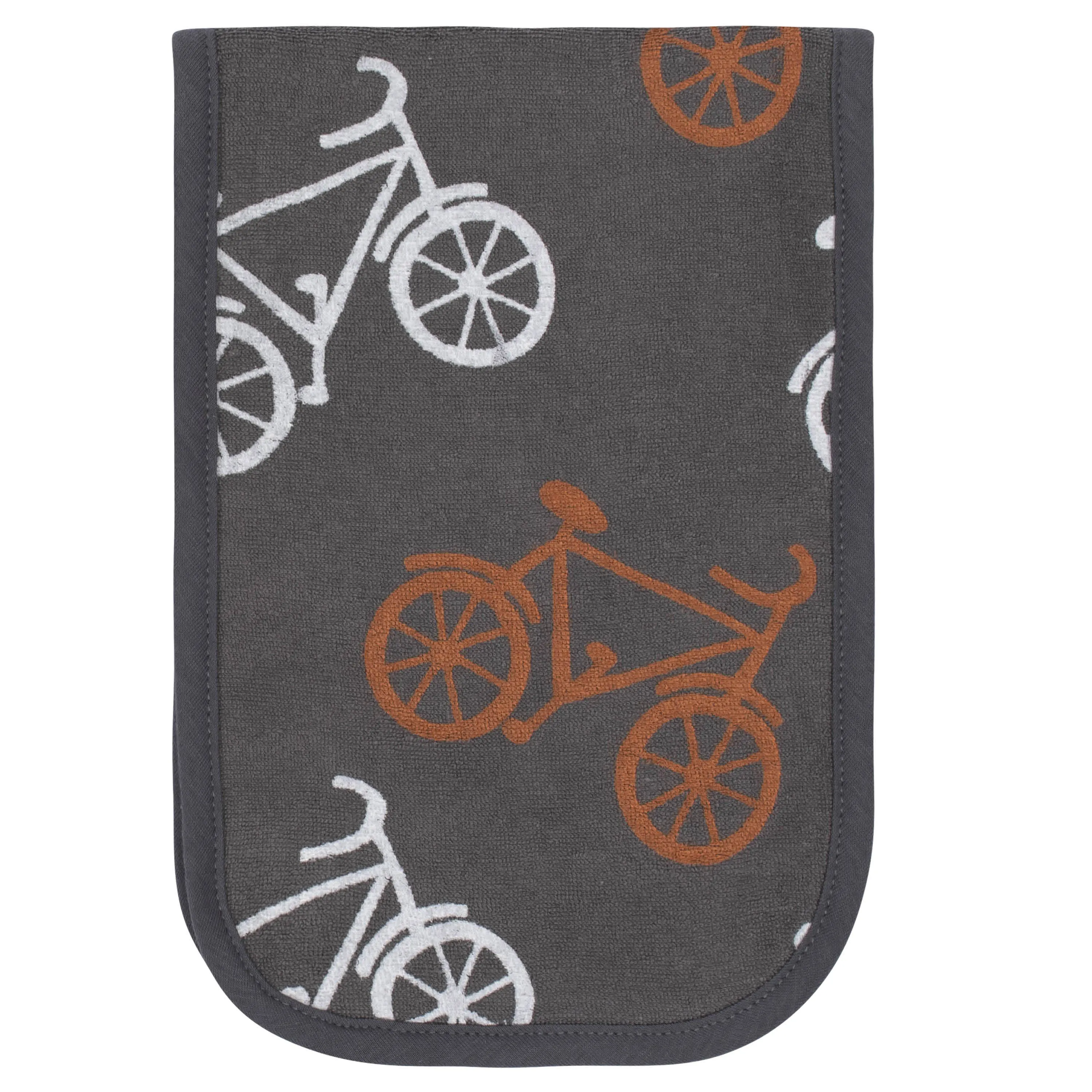 4-Pack Baby Boys Comfy Stretch Bicycle Burp Cloths