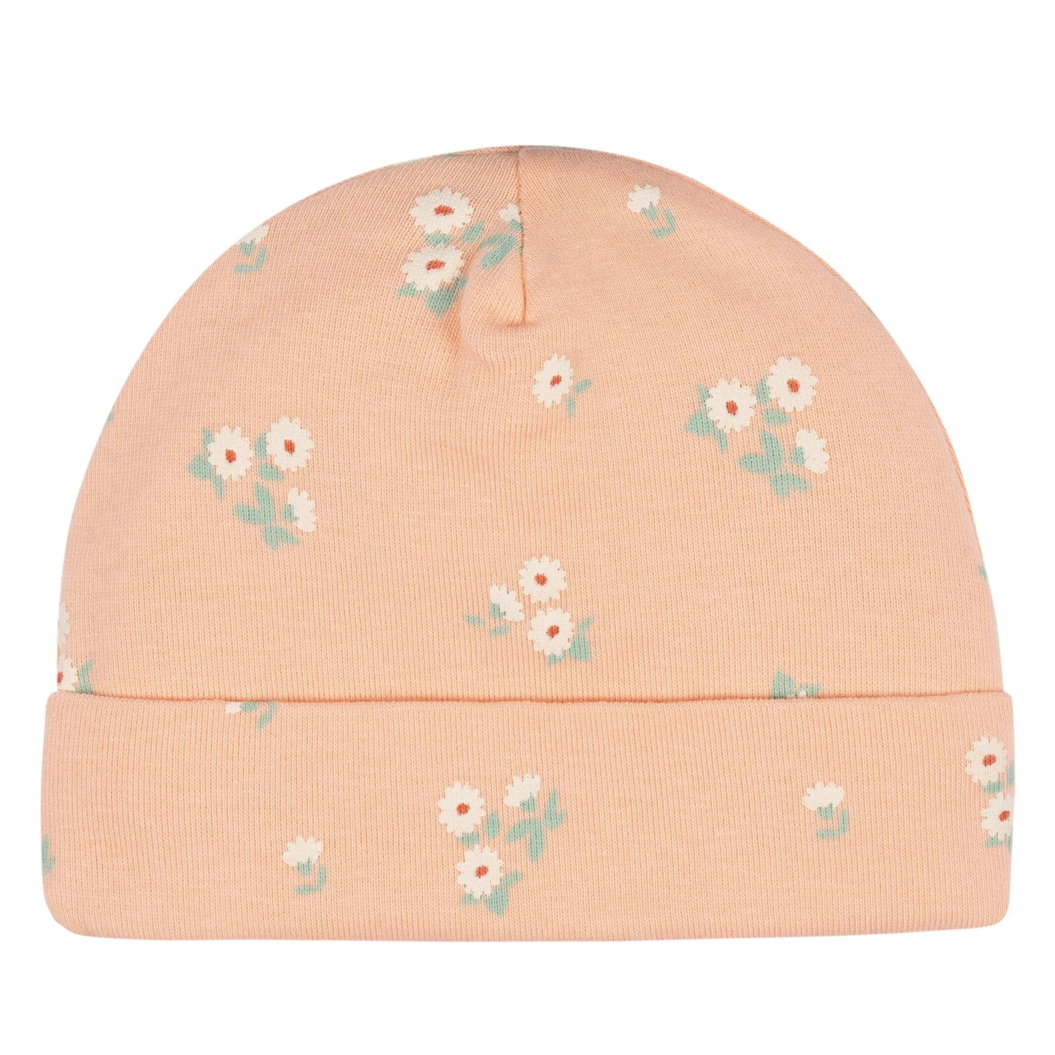 4-Piece Baby Girls Wildflower Cap & Mitten Set