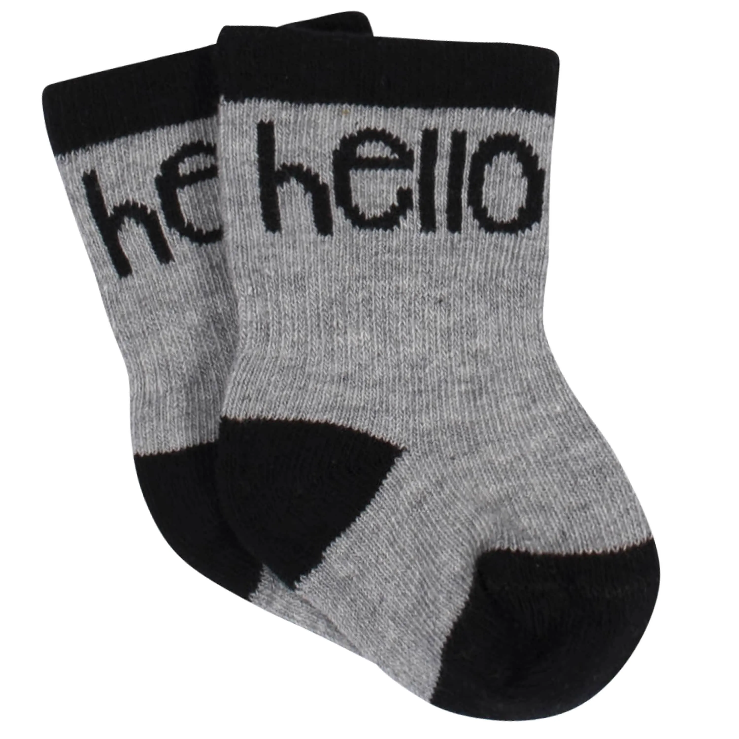 6-Pack Baby Boys Comfy Stretch Badger Wiggle Proof® Socks