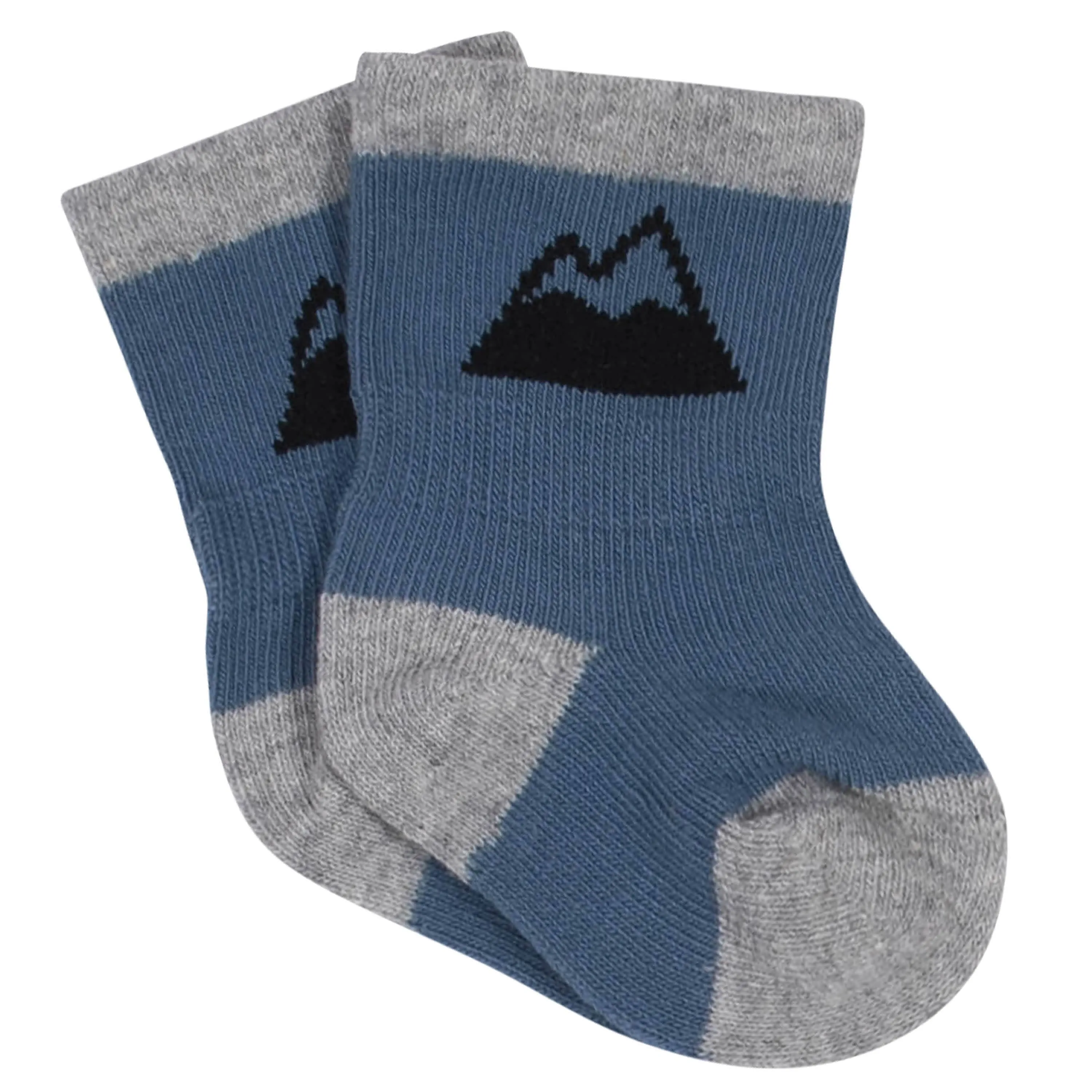 6-Pack Baby Boys Comfy Stretch Badger Wiggle Proof® Socks