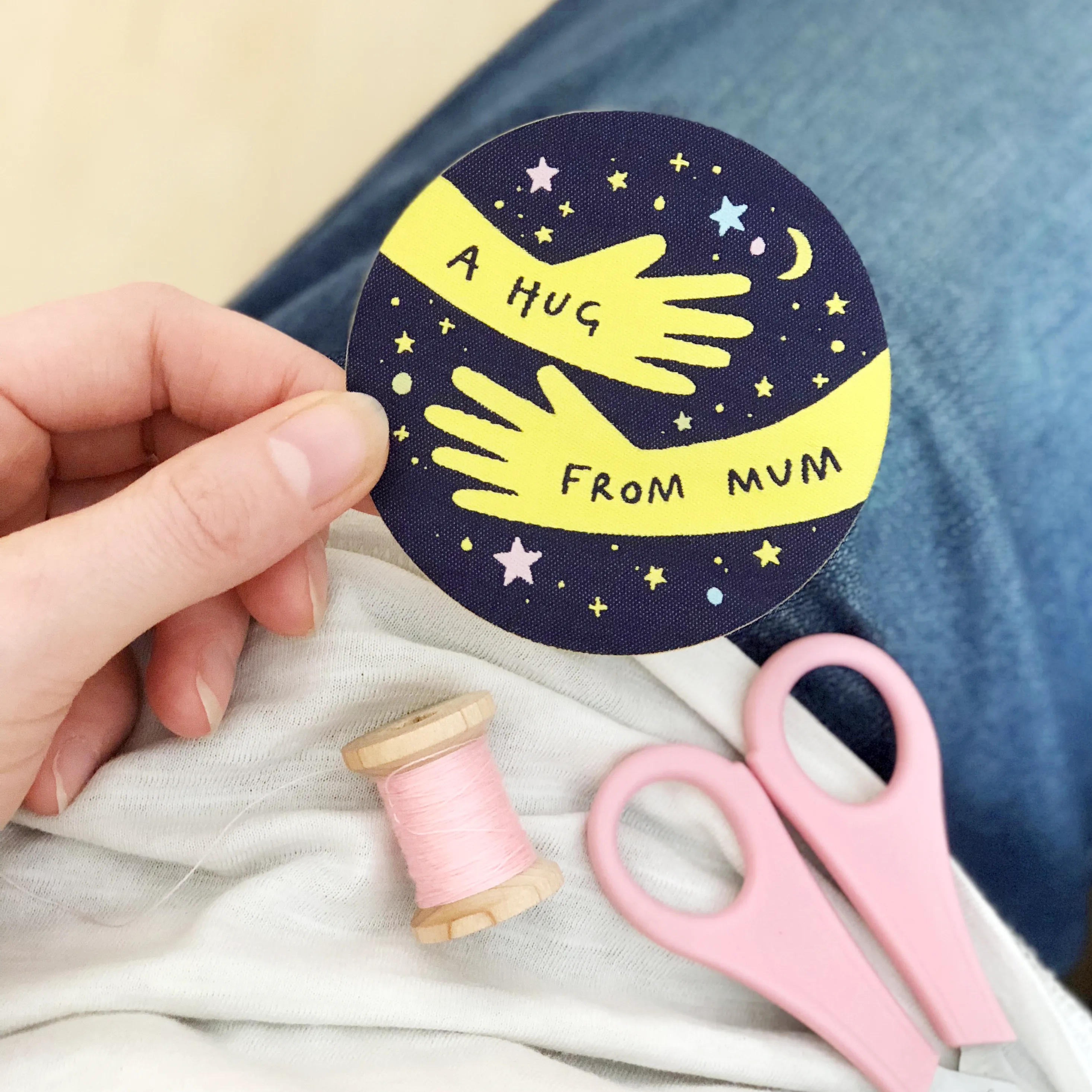 A Hug From Dad Woven Patch