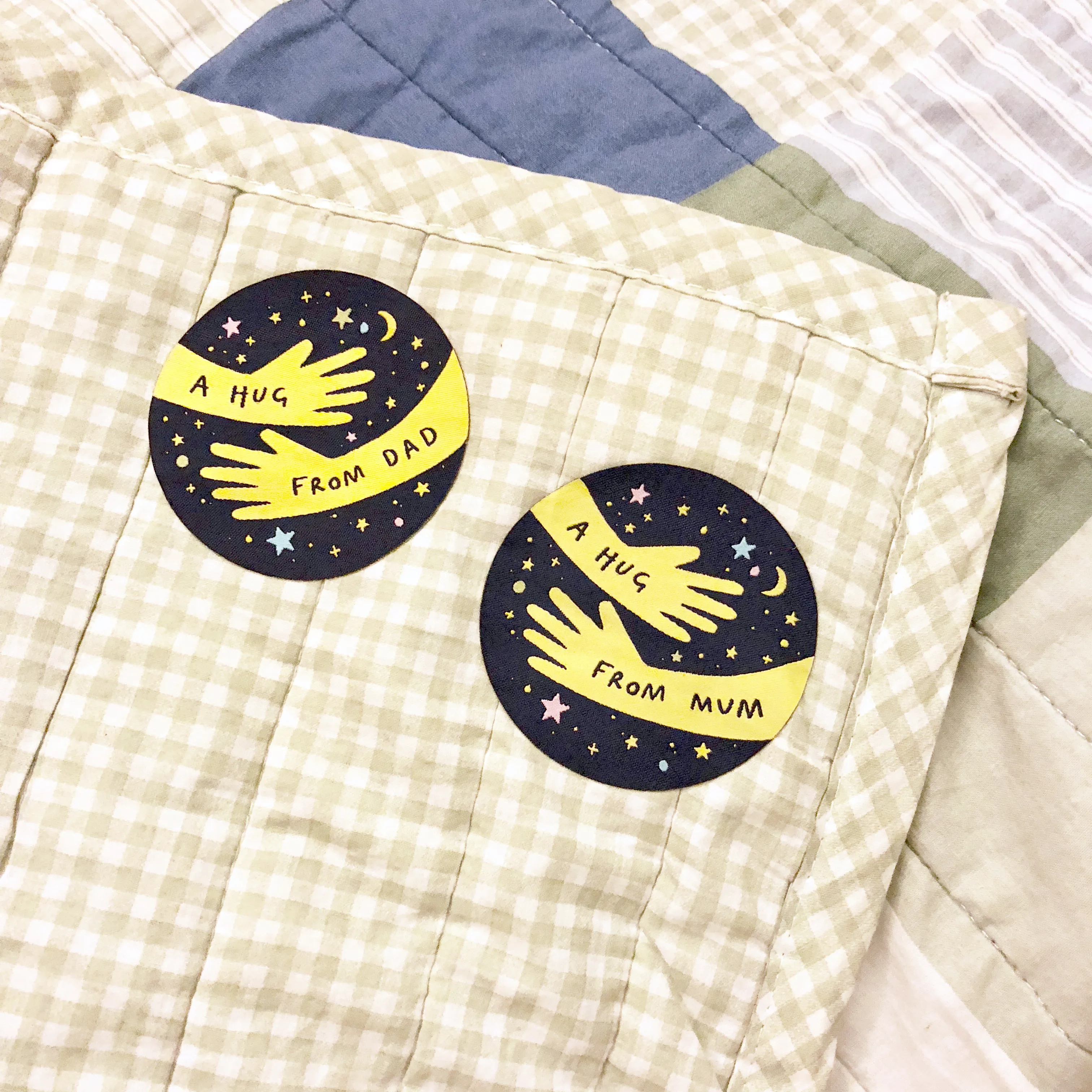 A Hug From Dad Woven Patch