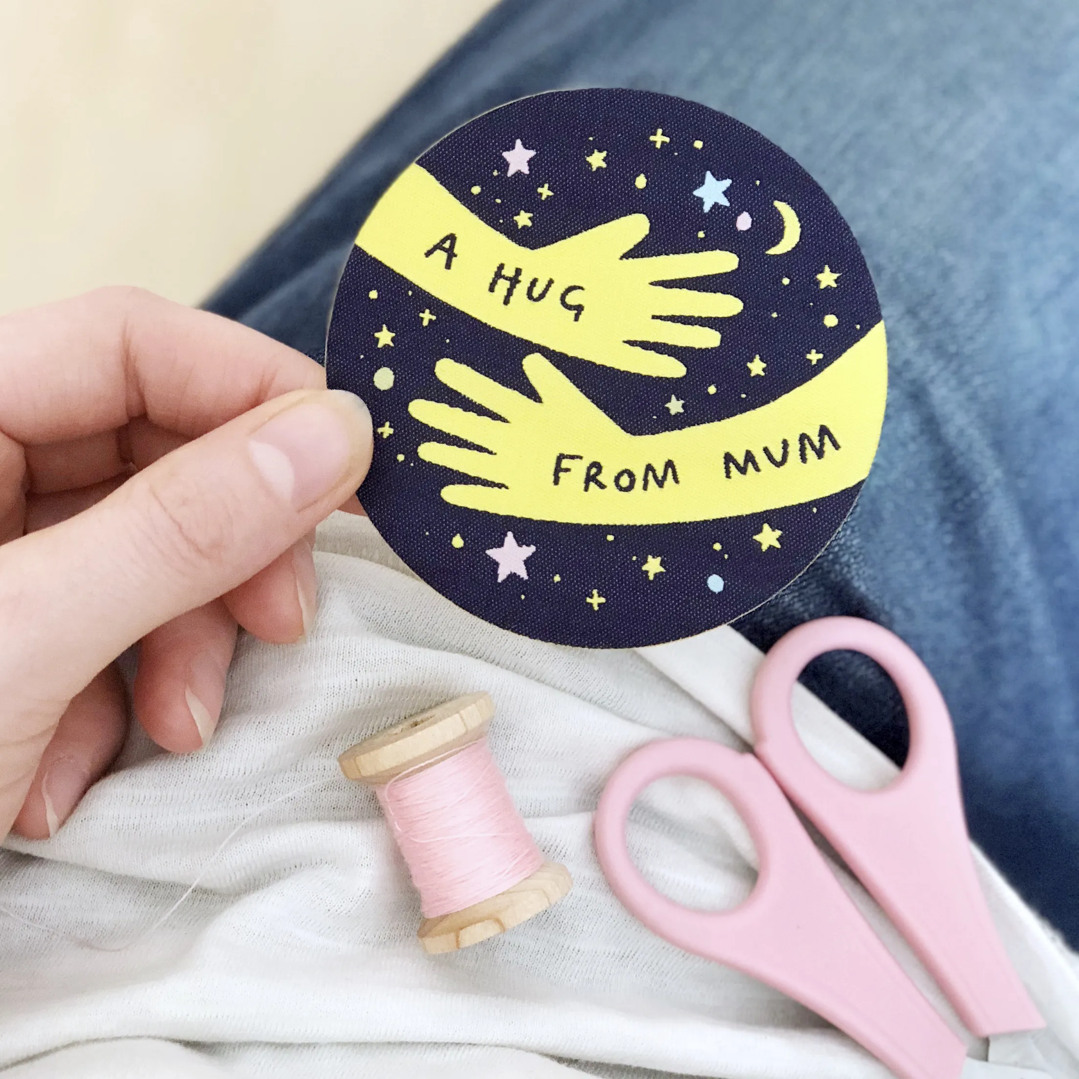 A Hug From Dad Woven Patch