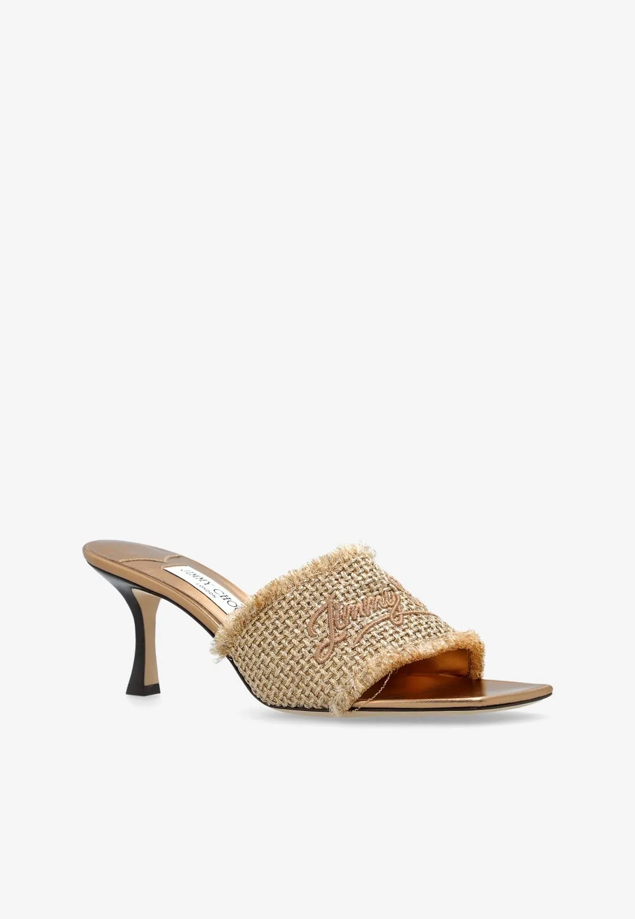 Alexia 70 Woven Lurex Mules