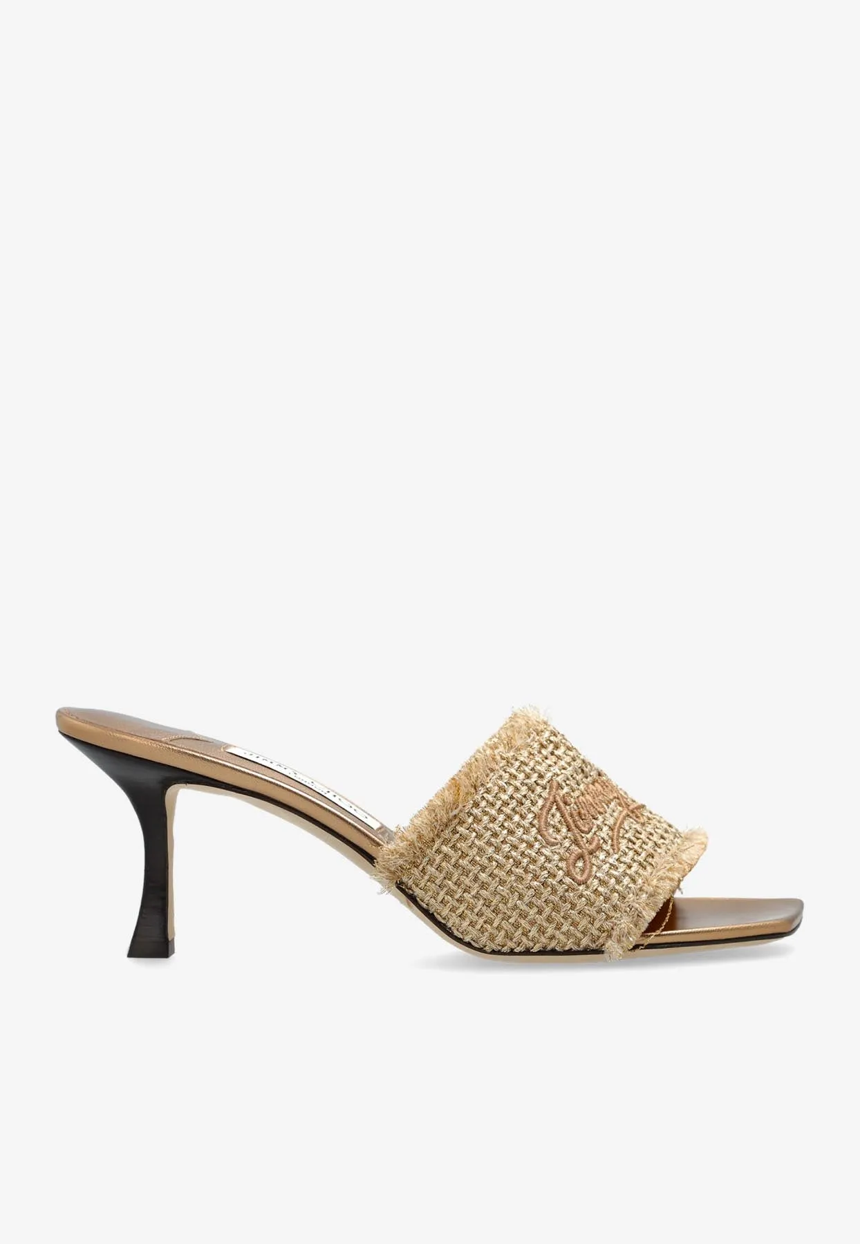 Alexia 70 Woven Lurex Mules