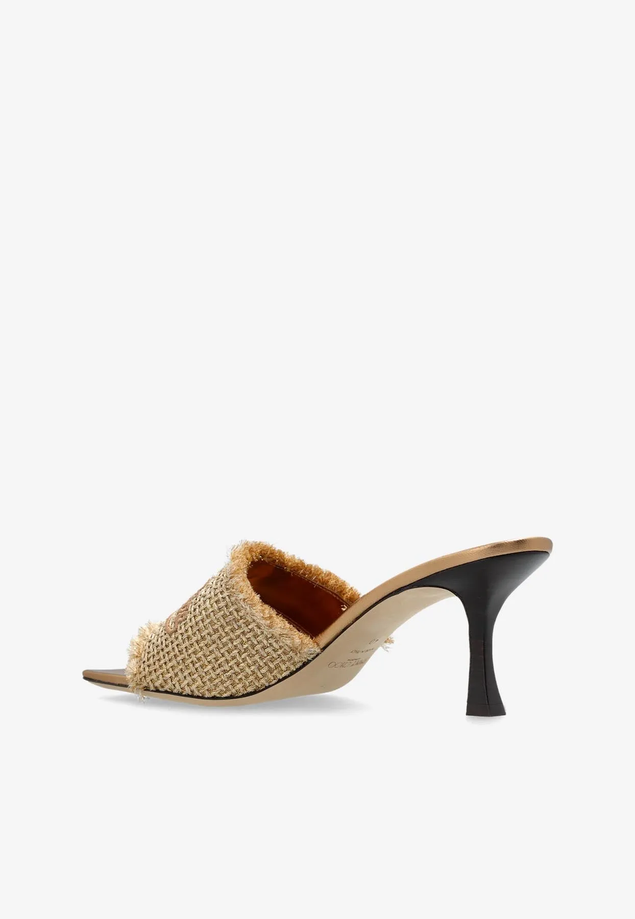 Alexia 70 Woven Lurex Mules