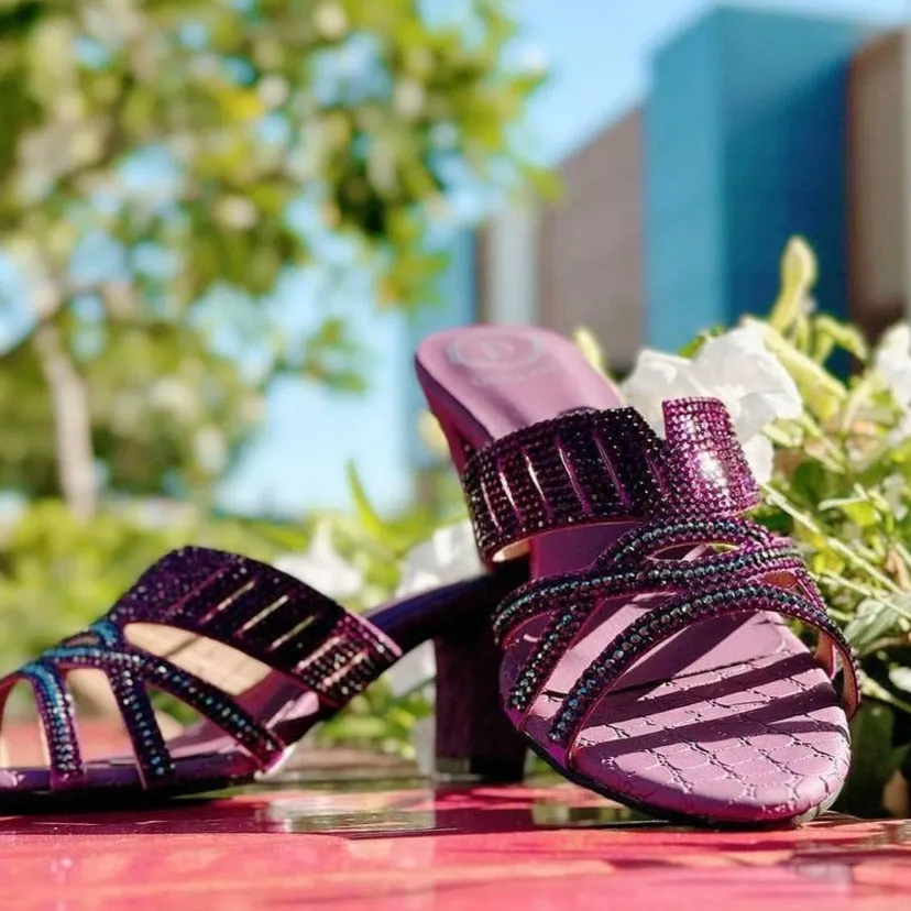 Amna Heels S202H - Purple