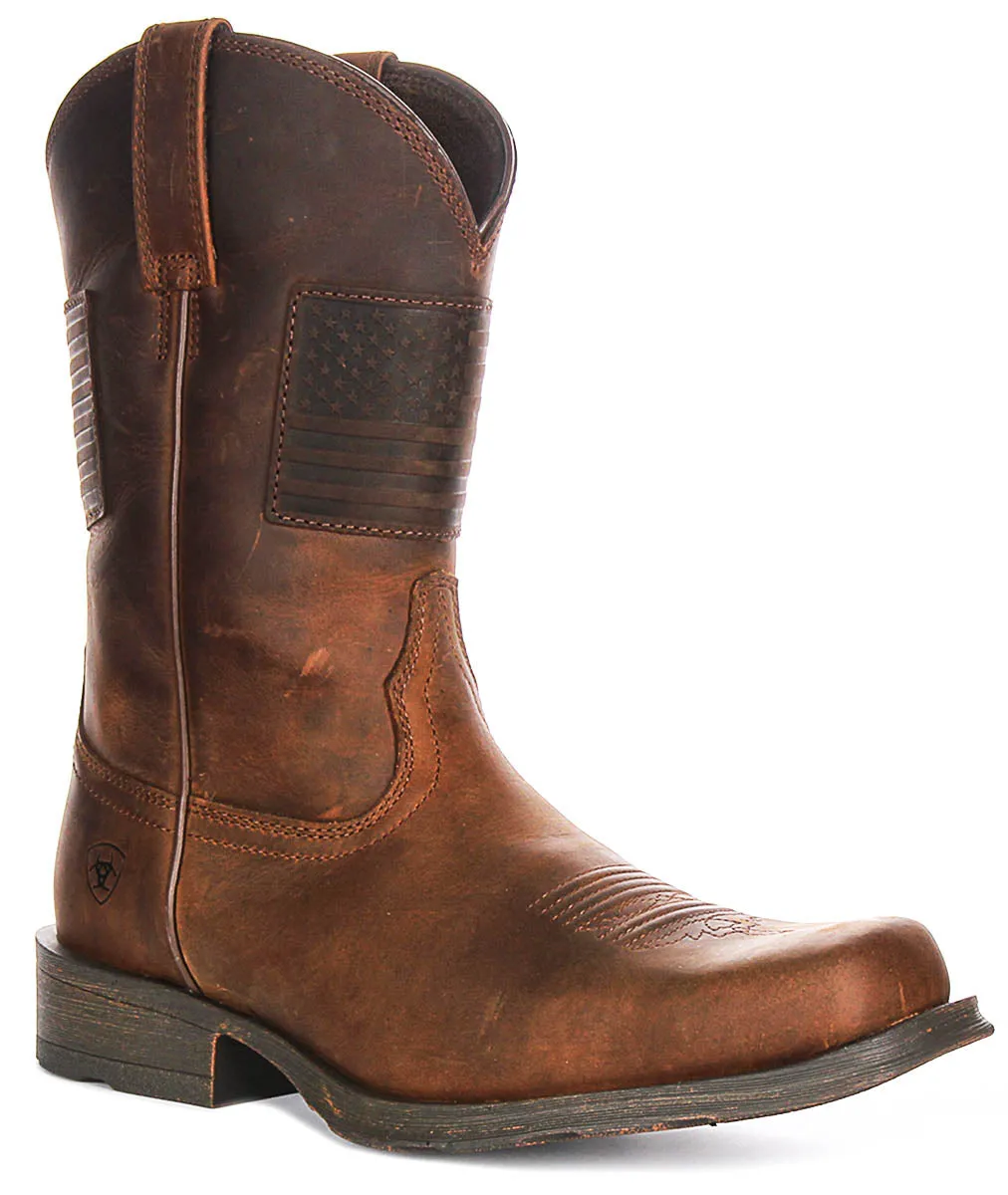 Ariat Rambler Patriot In Brown For Men