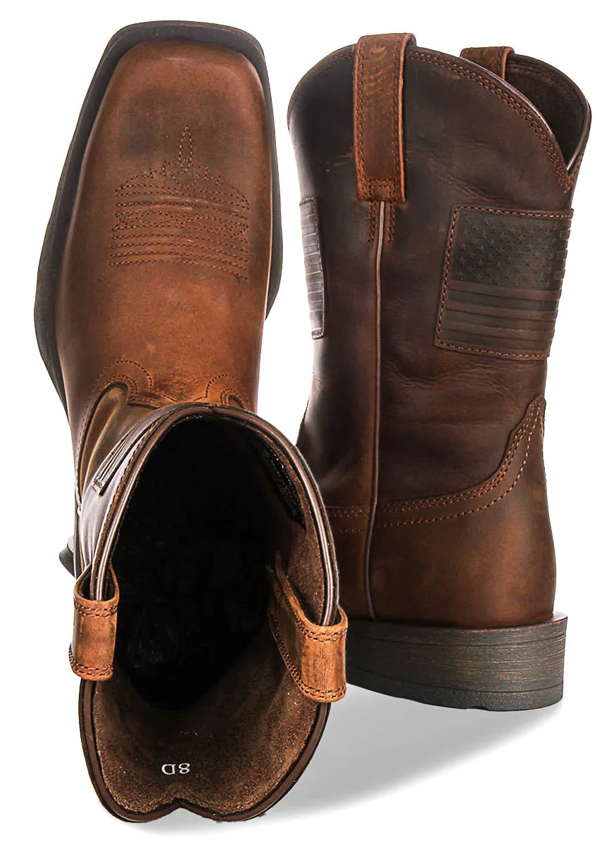 Ariat Rambler Patriot In Brown For Men