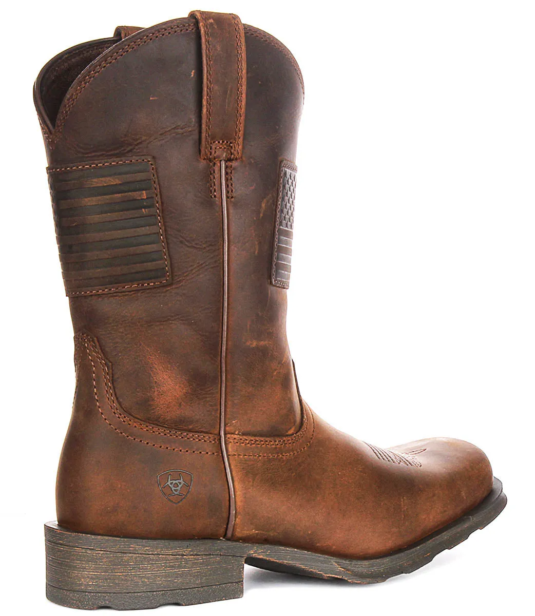 Ariat Rambler Patriot In Brown For Men