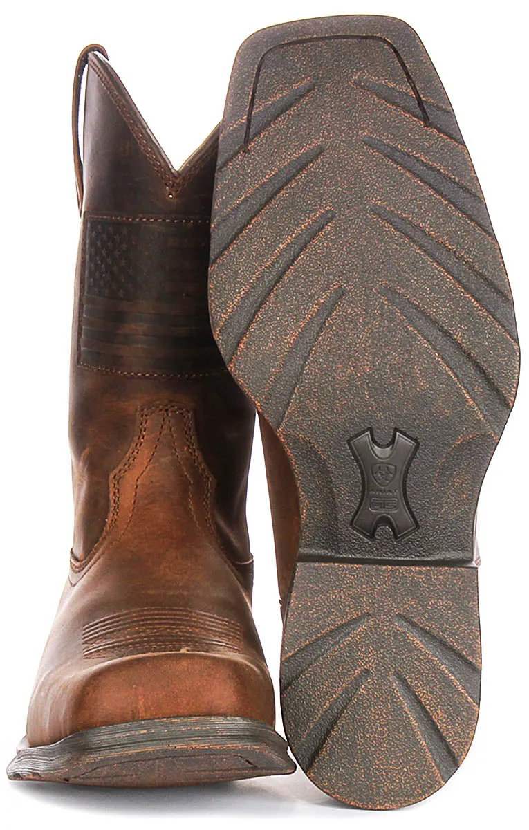 Ariat Rambler Patriot In Brown For Men