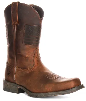 Ariat Rambler Patriot In Brown For Men