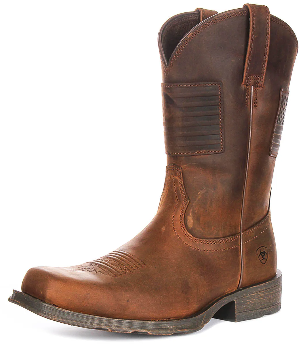 Ariat Rambler Patriot In Brown For Men