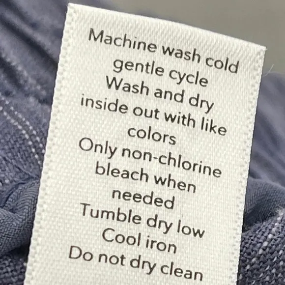Athleta Cabo Linen Textured Short 4&quot; Navy Pull-On Comfy Earthy Blue Size 20