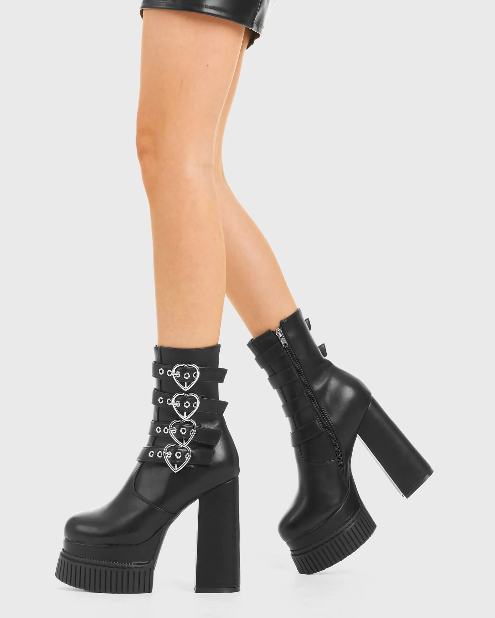 Back To Love Creeper Platform Ankle Boots