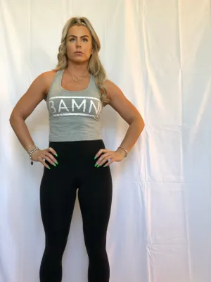 BAMN Grey Crop Top Tank