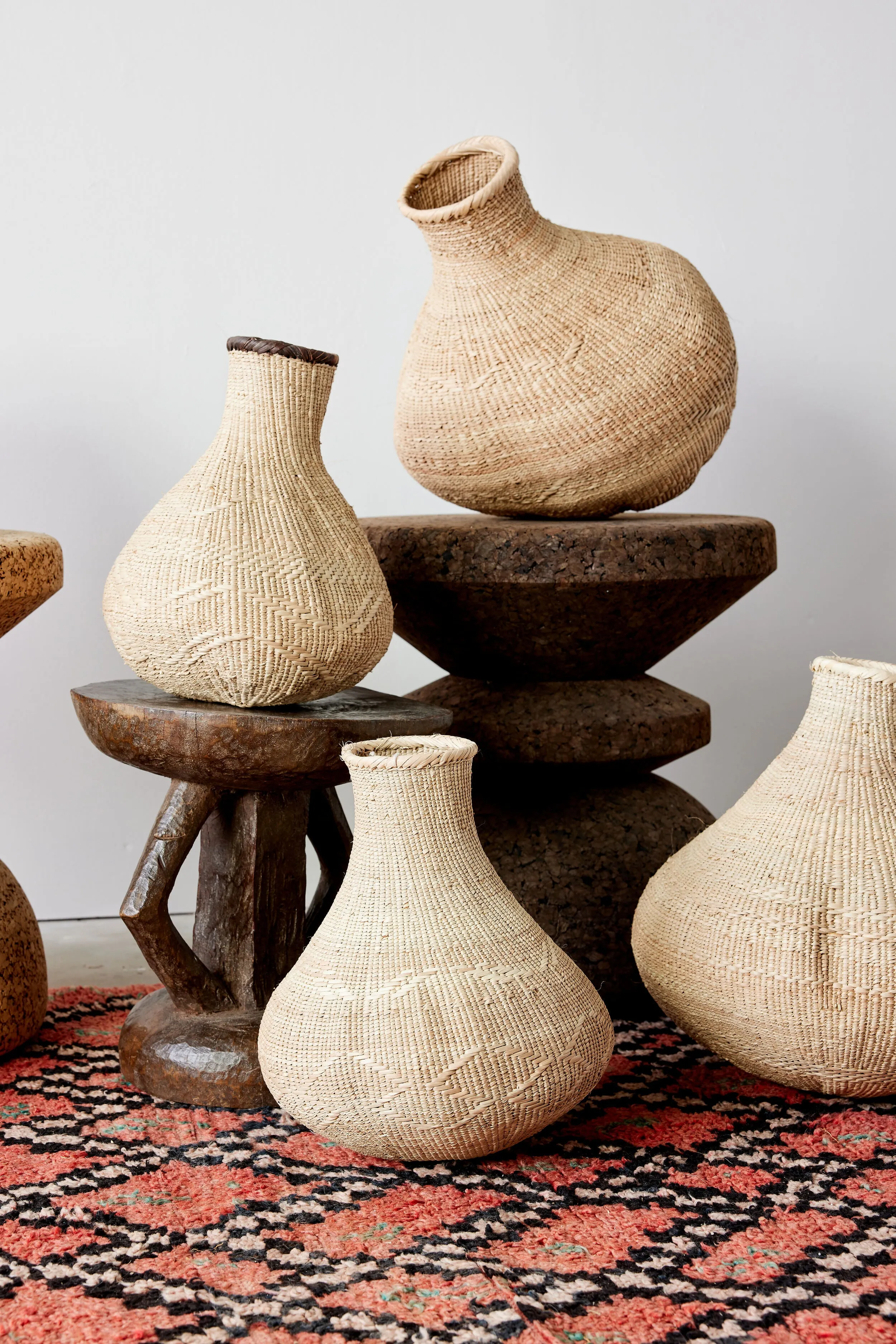 Binga Nongo Natural Woven Gourd Basket