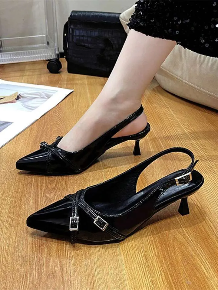Black Grace Heels