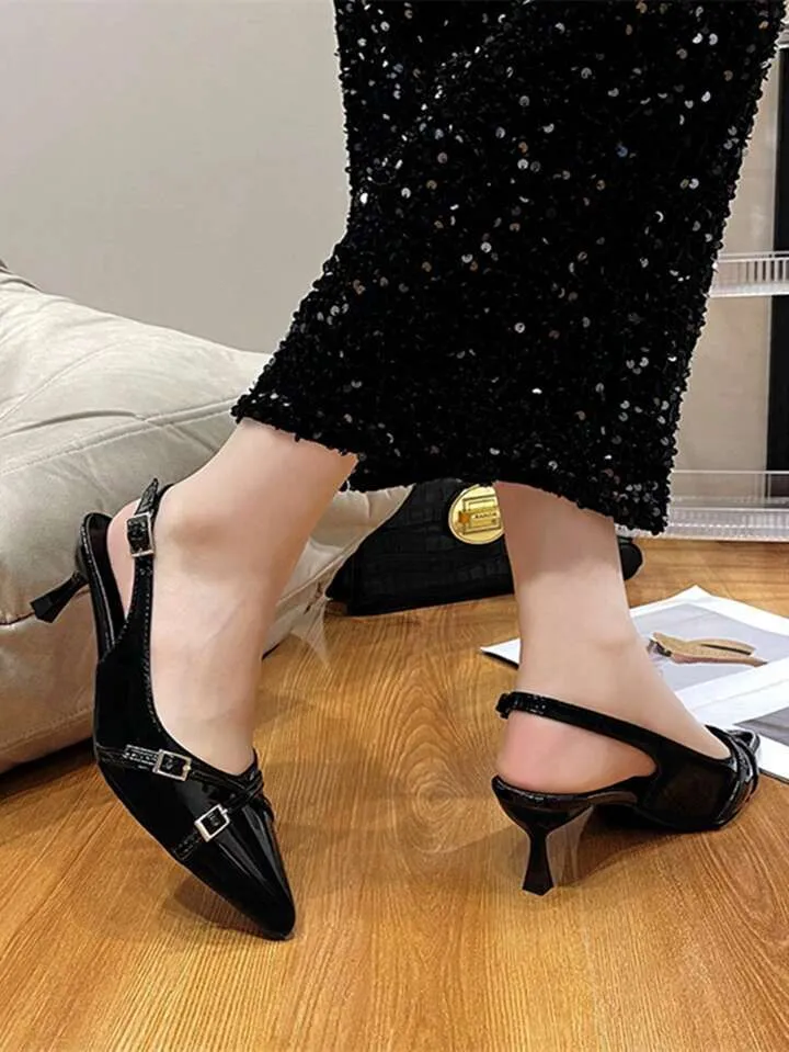Black Grace Heels
