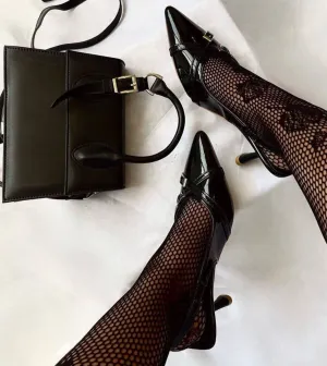 Black Grace Heels
