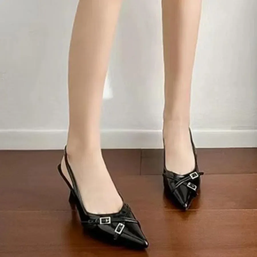 Black Grace Heels