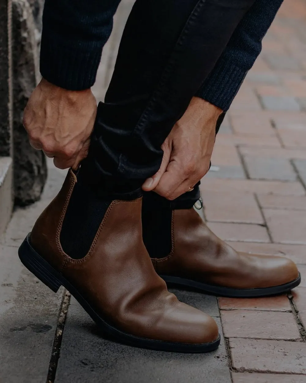 Blundstone 1900 Chestnut Brown Leather Dress Boots
