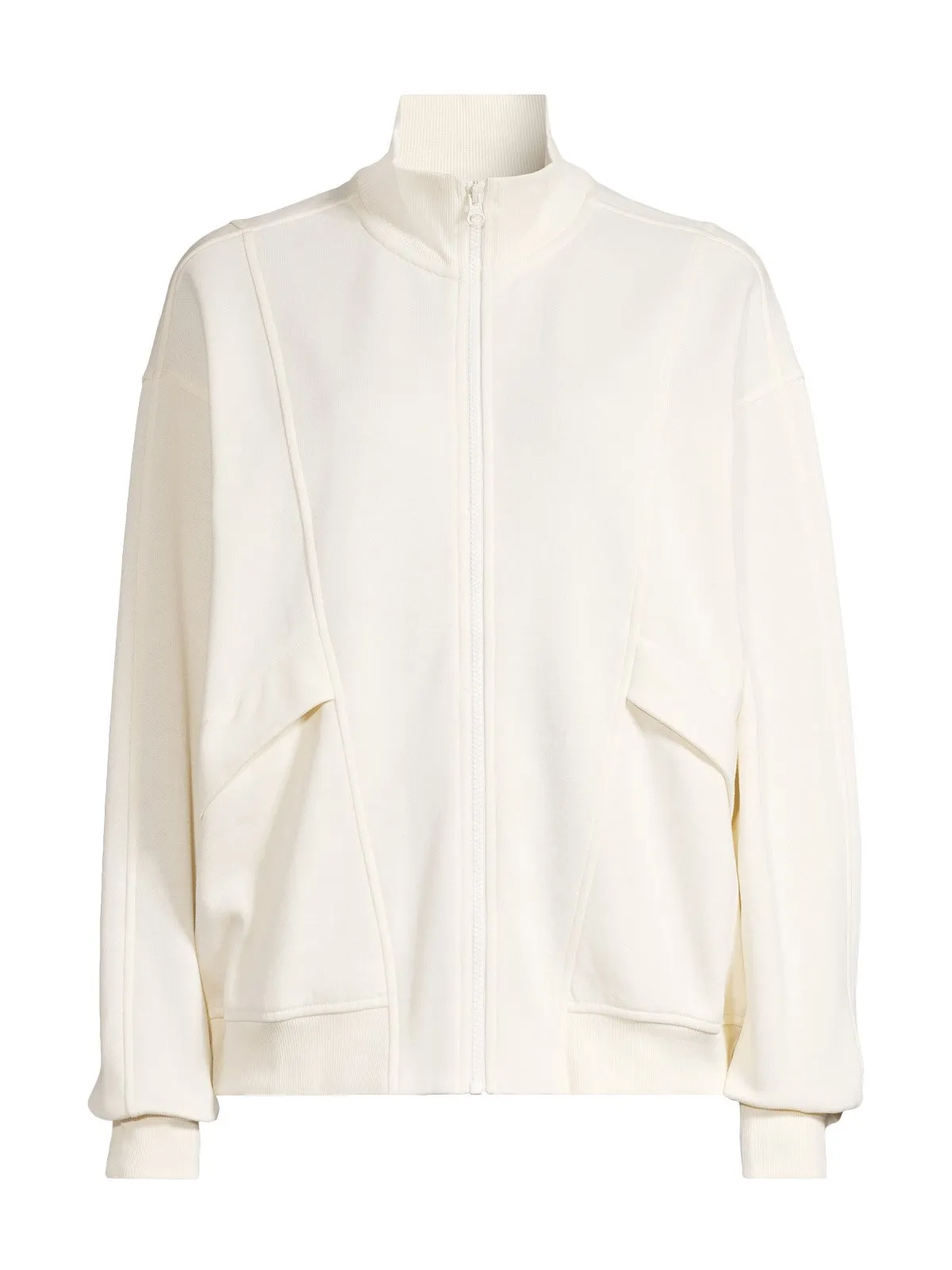Bluza treningowa damska CASALL Comfy Full Zip Sweater biały