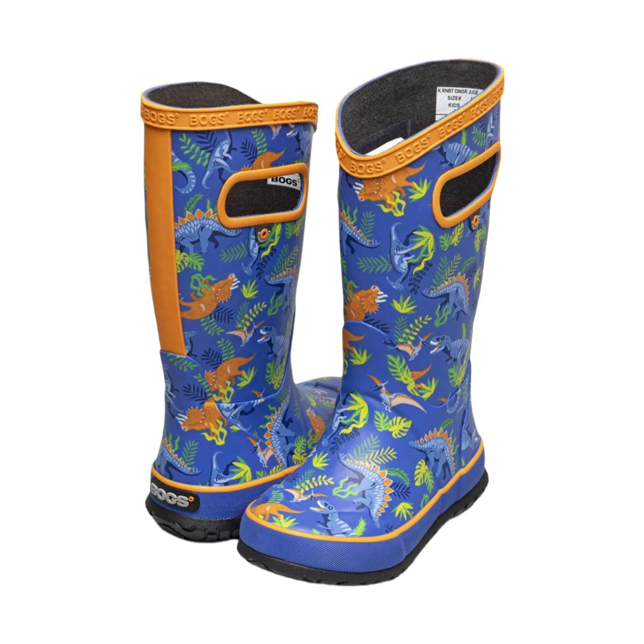 Bogs Kids' Dinosaur Jungle Rain Boots - Blue Multi