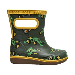 Bogs Kids' Skipper II Tractor Rain Boots- Green Multi