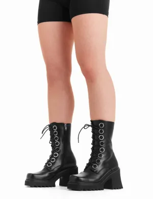 Bulletproof Chunky Platform Ankle Boots