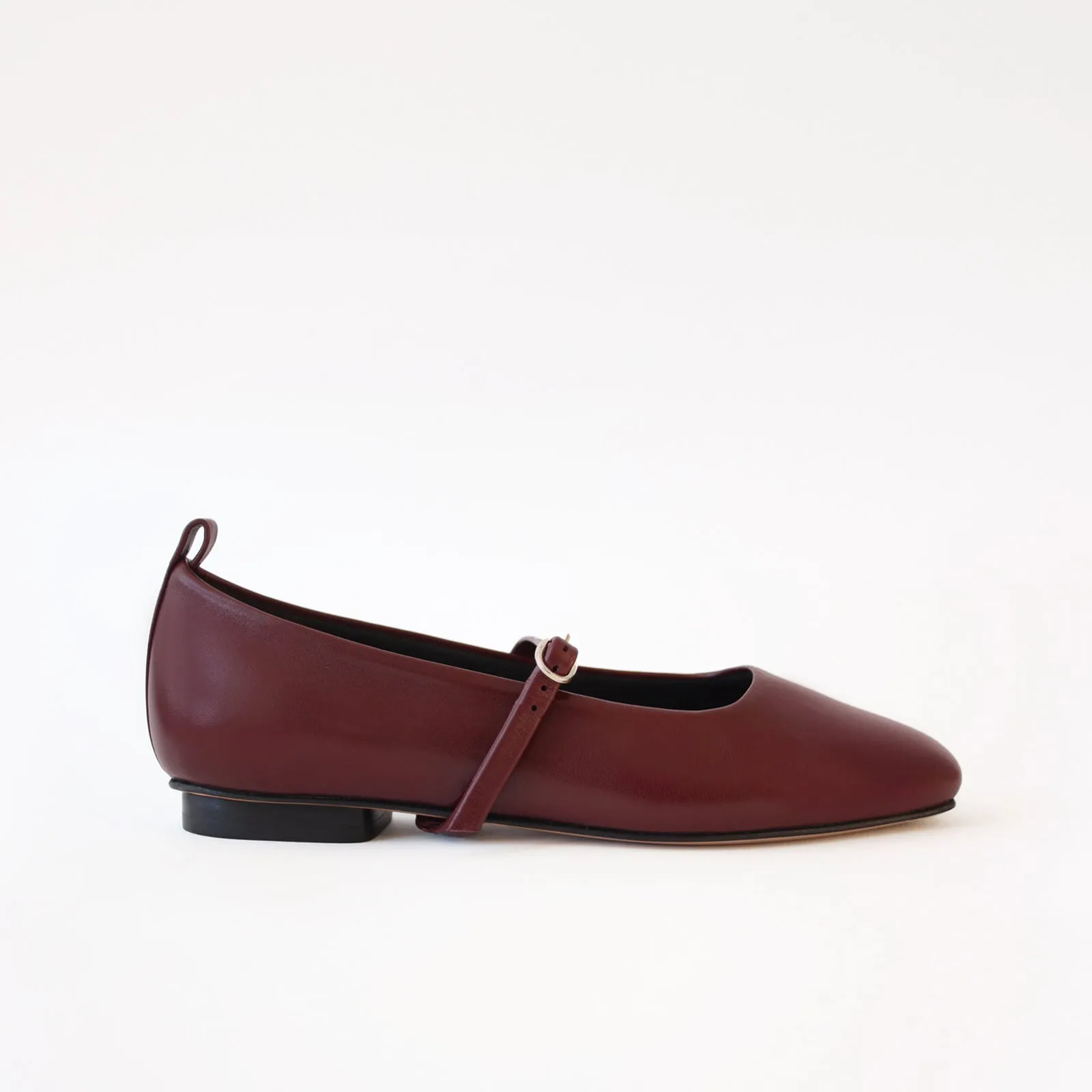 Burgundy Ballet Swap Golden Anklets