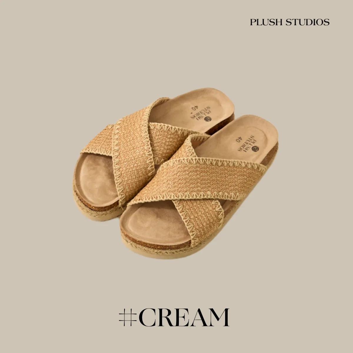 Cali Sandals  Cream