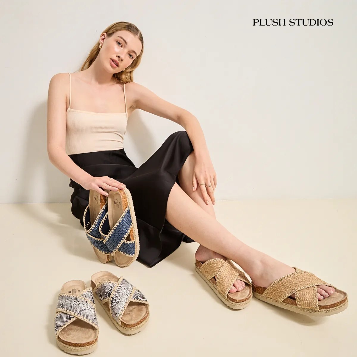 Cali Sandals  Cream