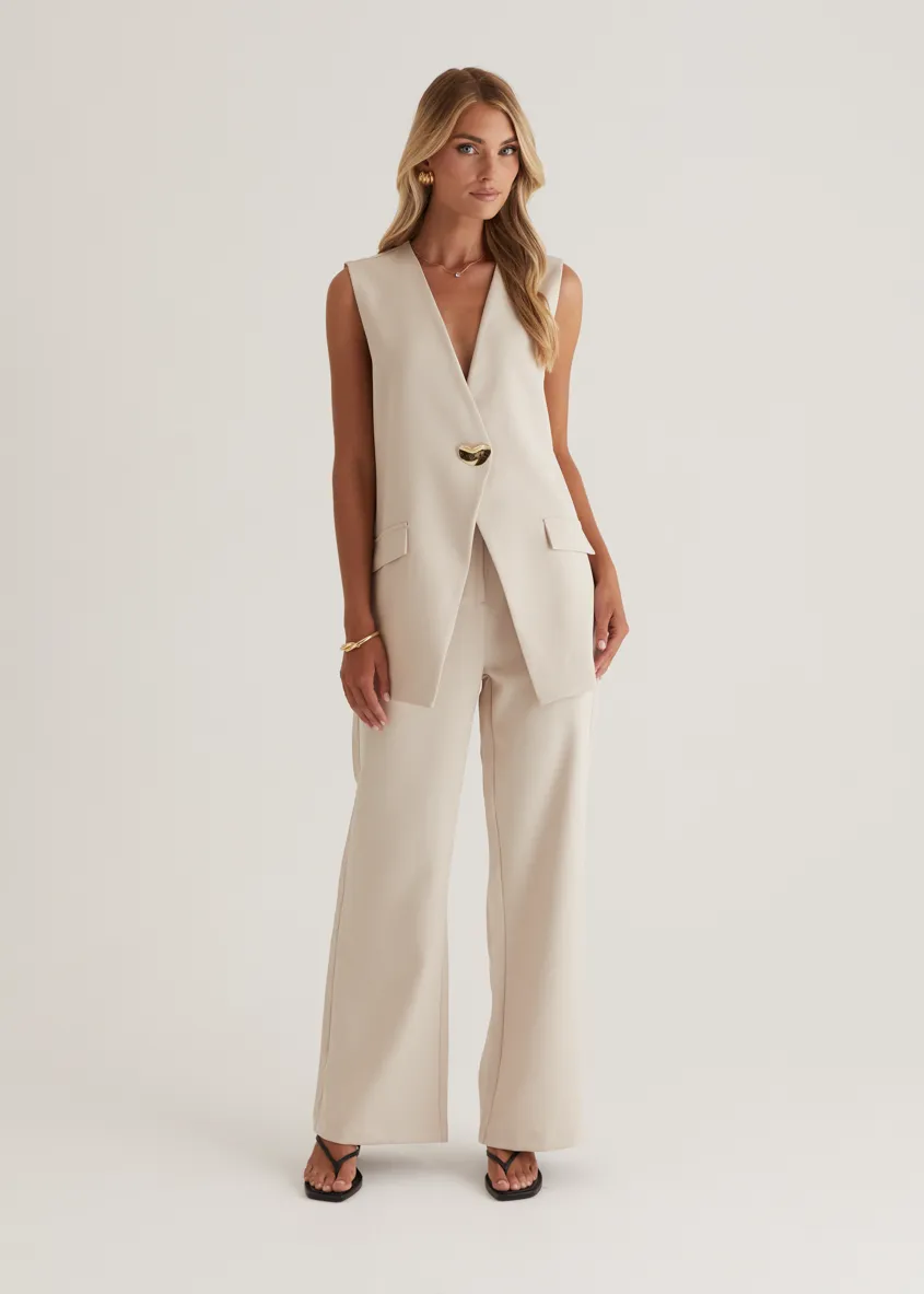 Chanelle Pants - Bone