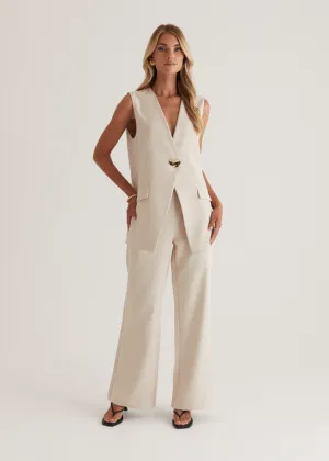Chanelle Pants - Bone
