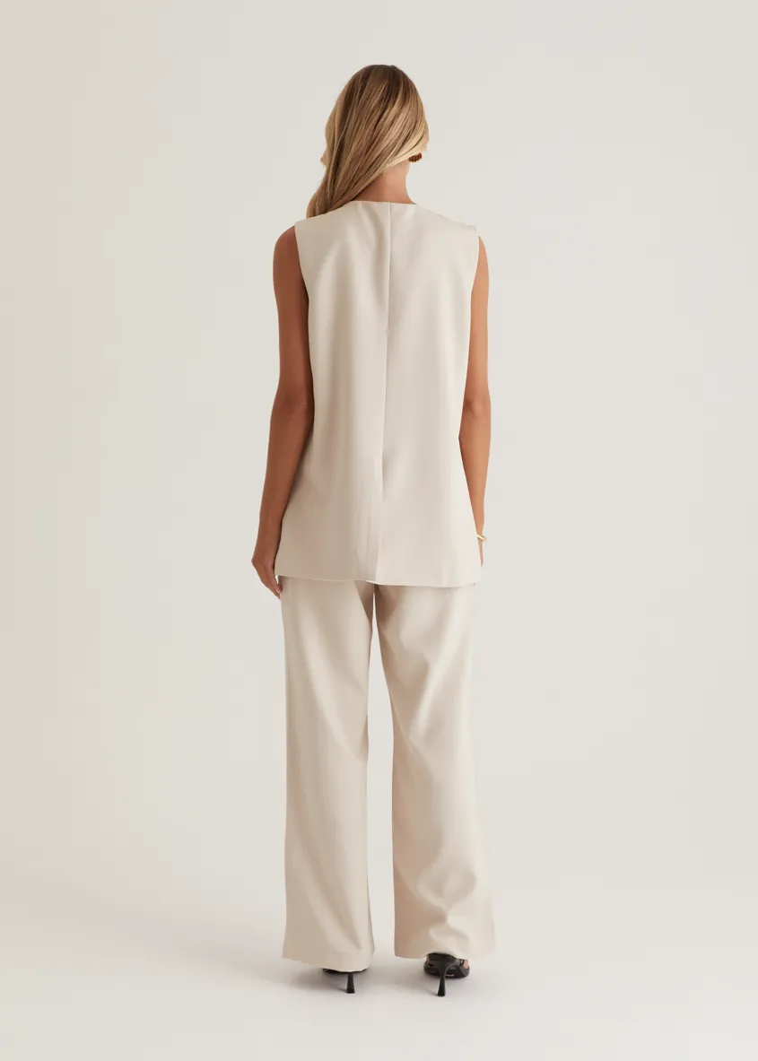 Chanelle Pants - Bone