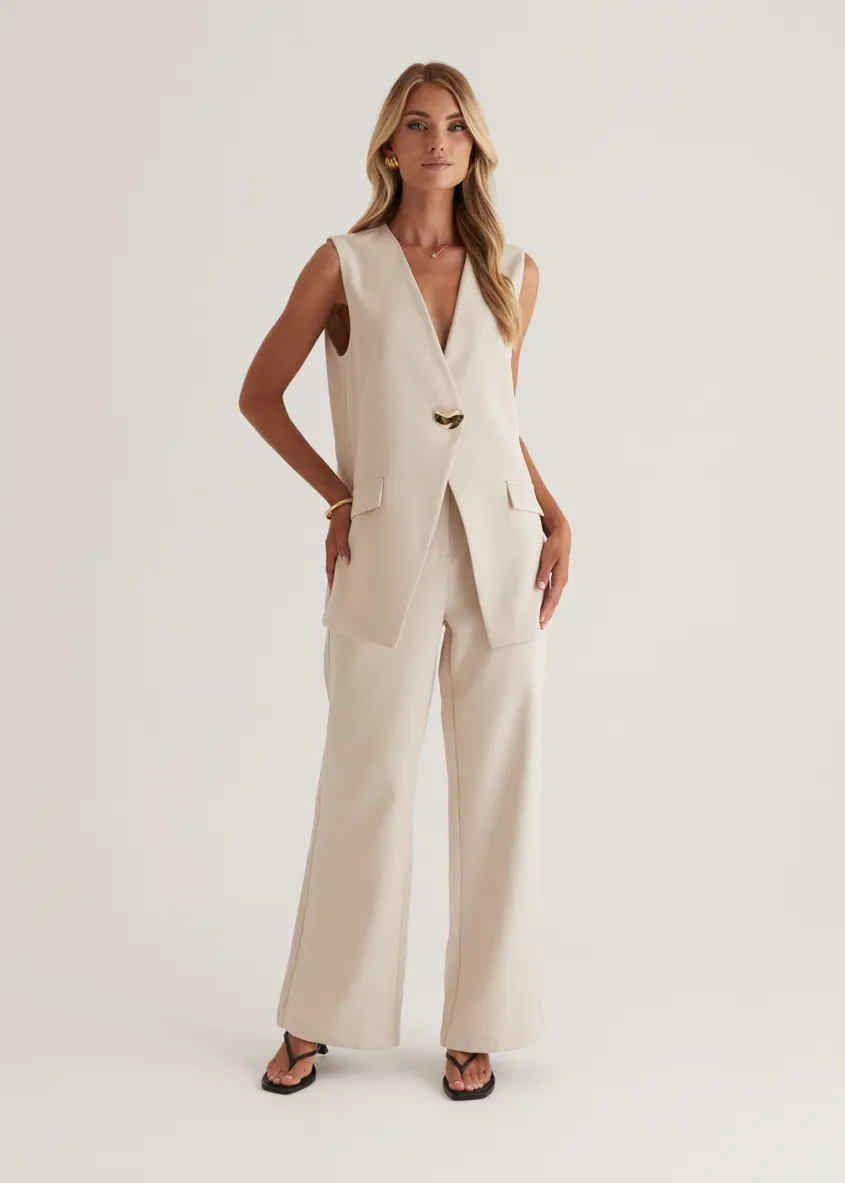 Chanelle Pants - Bone
