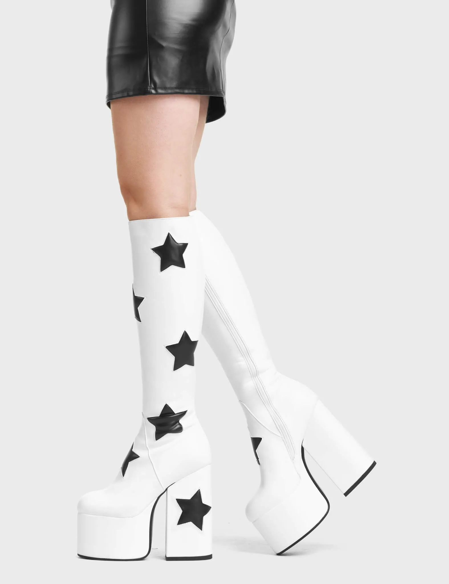 Comet Platform Knee High Boots