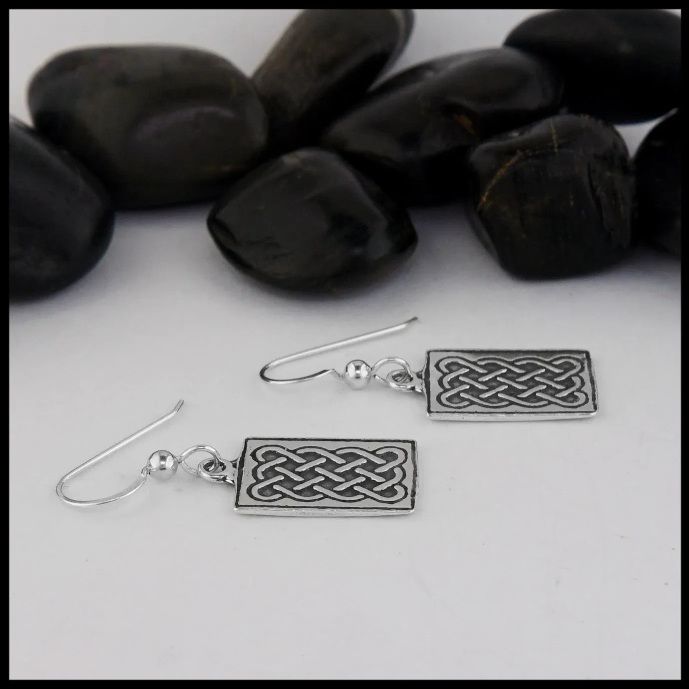 Complex Weave Celtic Earrings