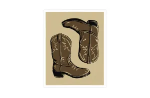 Cowboy Boots Print - 8x10