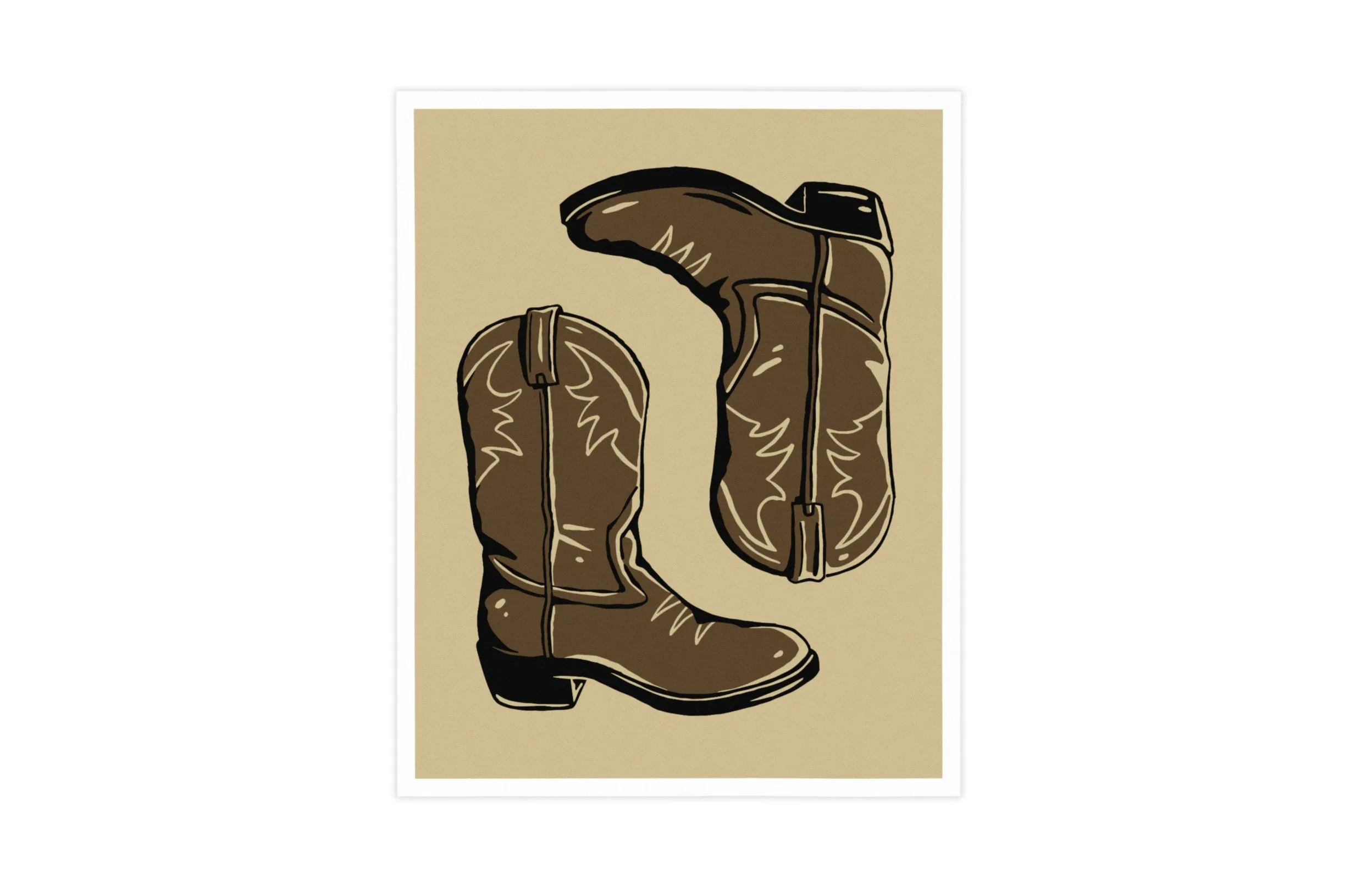 Cowboy Boots Print - 8x10