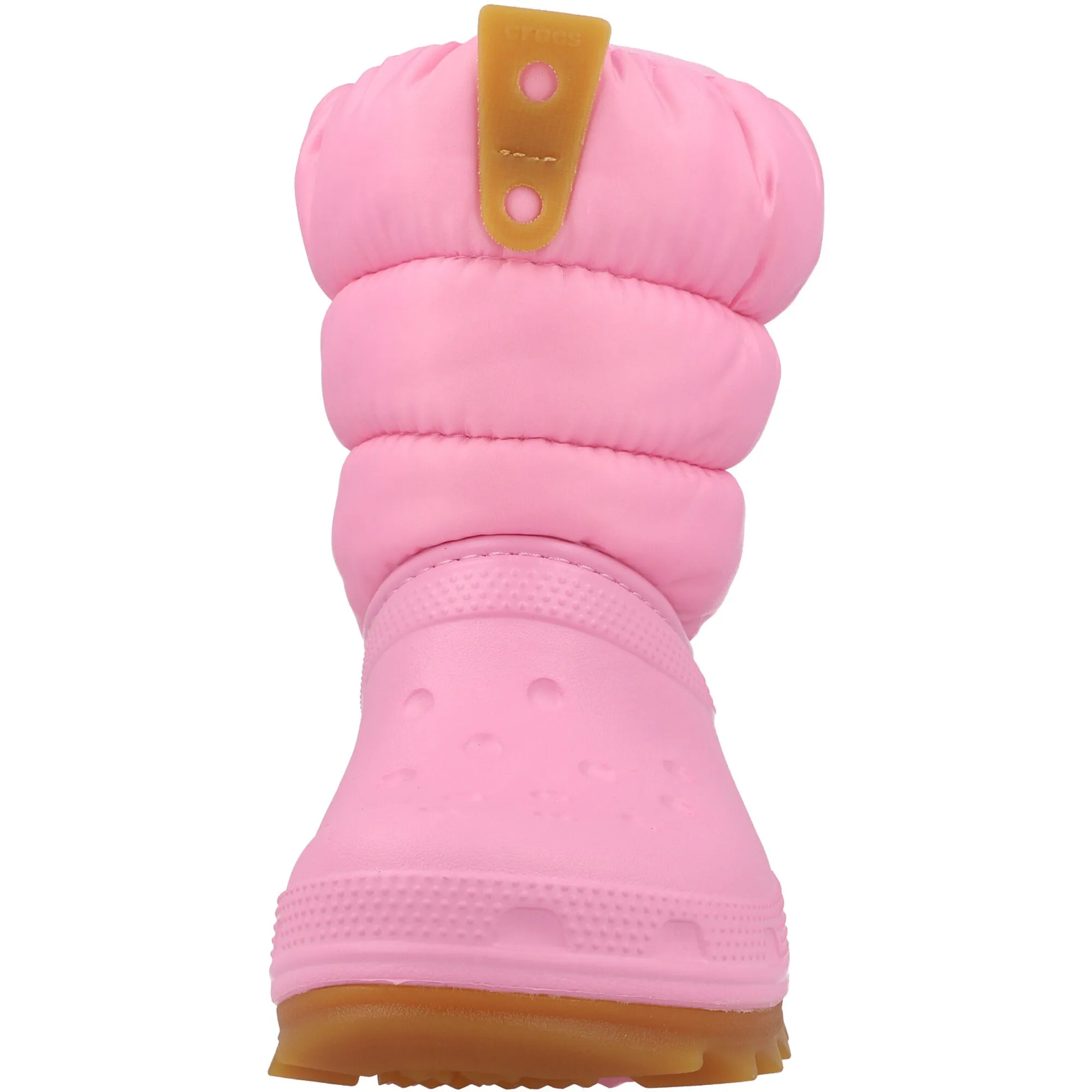 Crocs Kids Classic Neo Puff Pink Tweed Boot