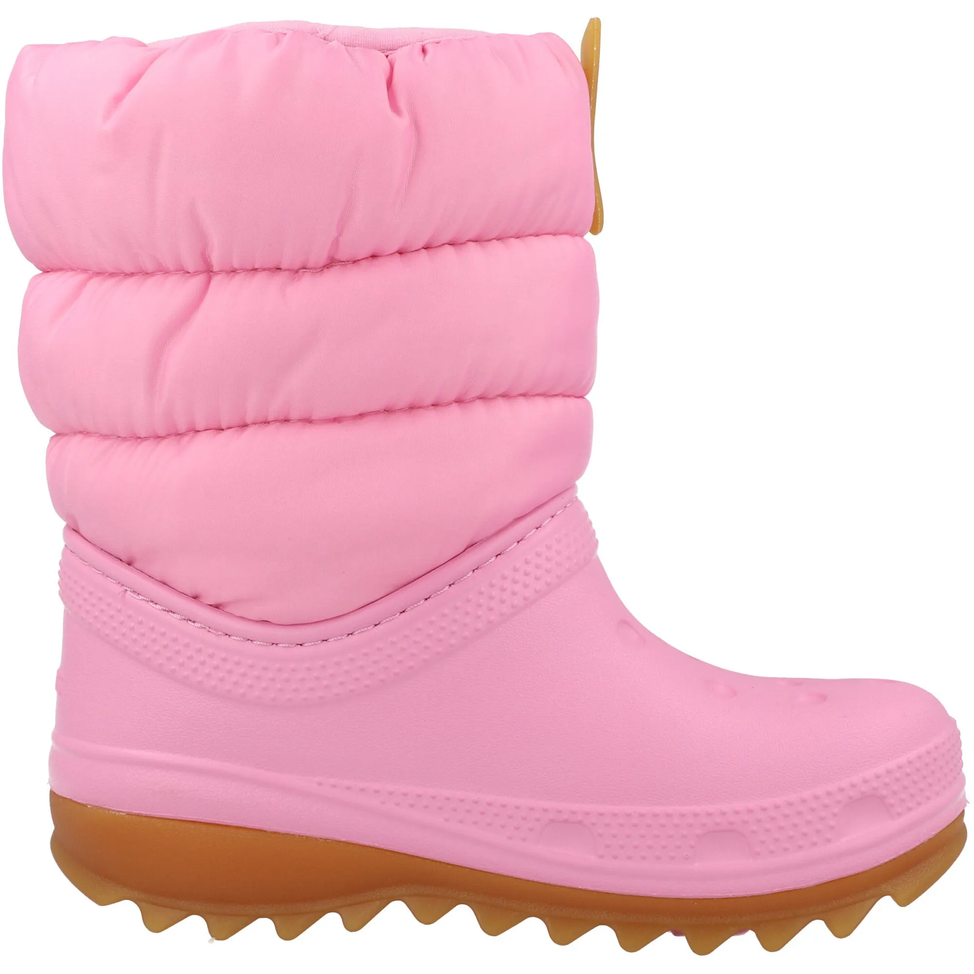 Crocs Kids Classic Neo Puff Pink Tweed Boot