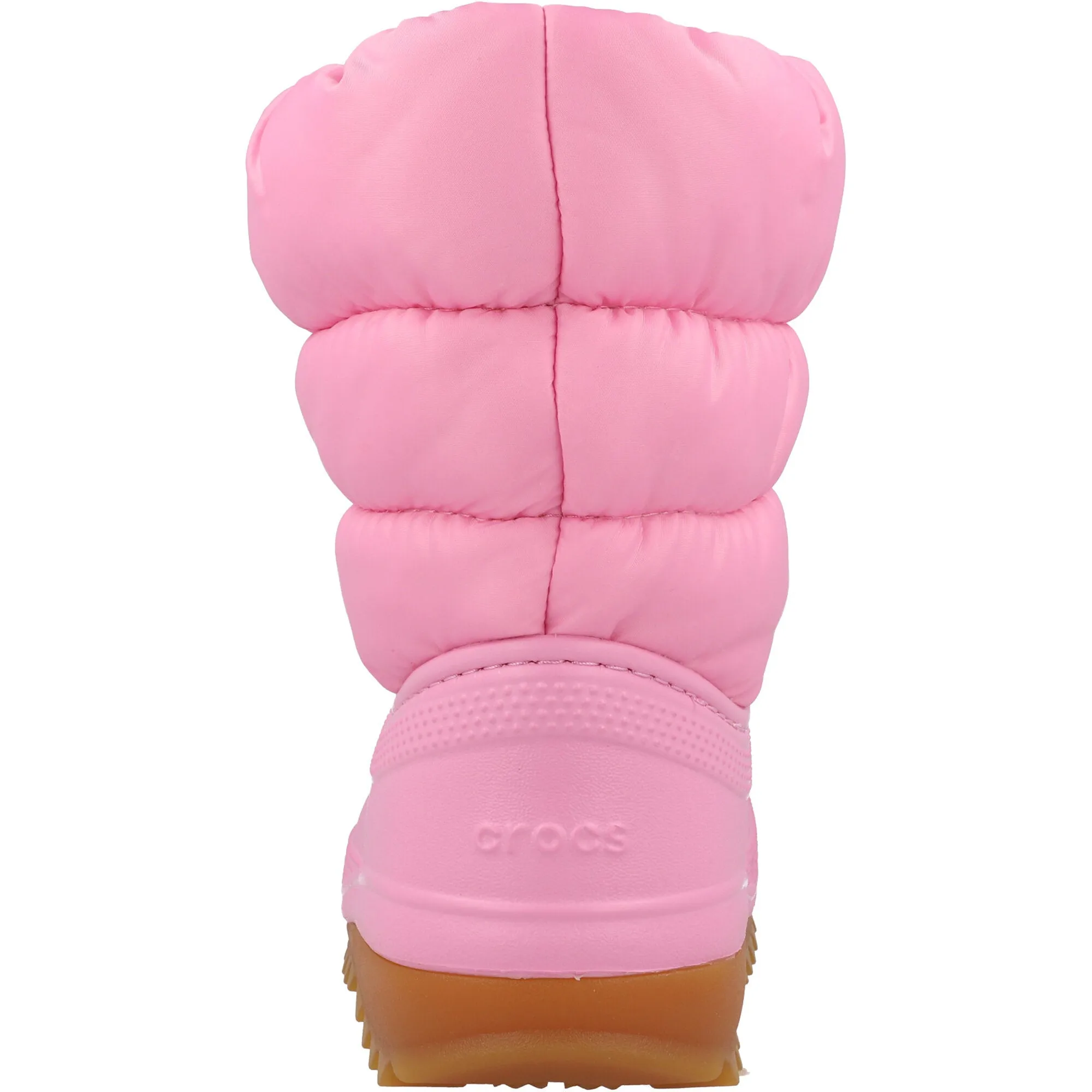 Crocs Kids Classic Neo Puff Pink Tweed Boot
