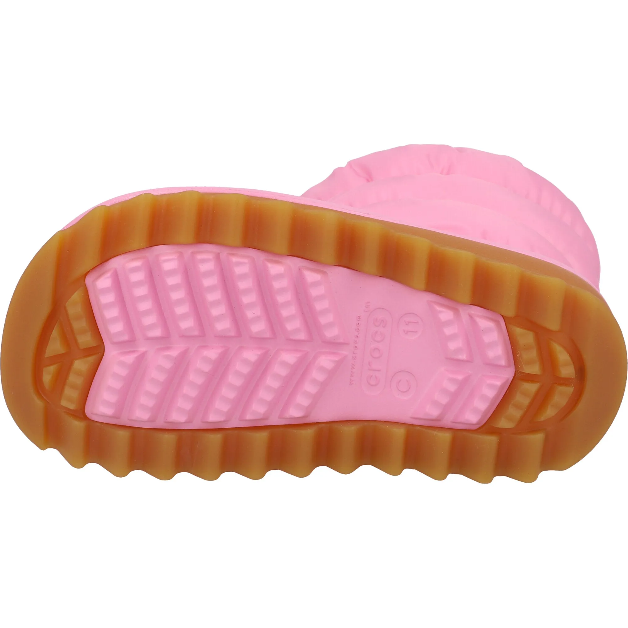Crocs Kids Classic Neo Puff Pink Tweed Boot