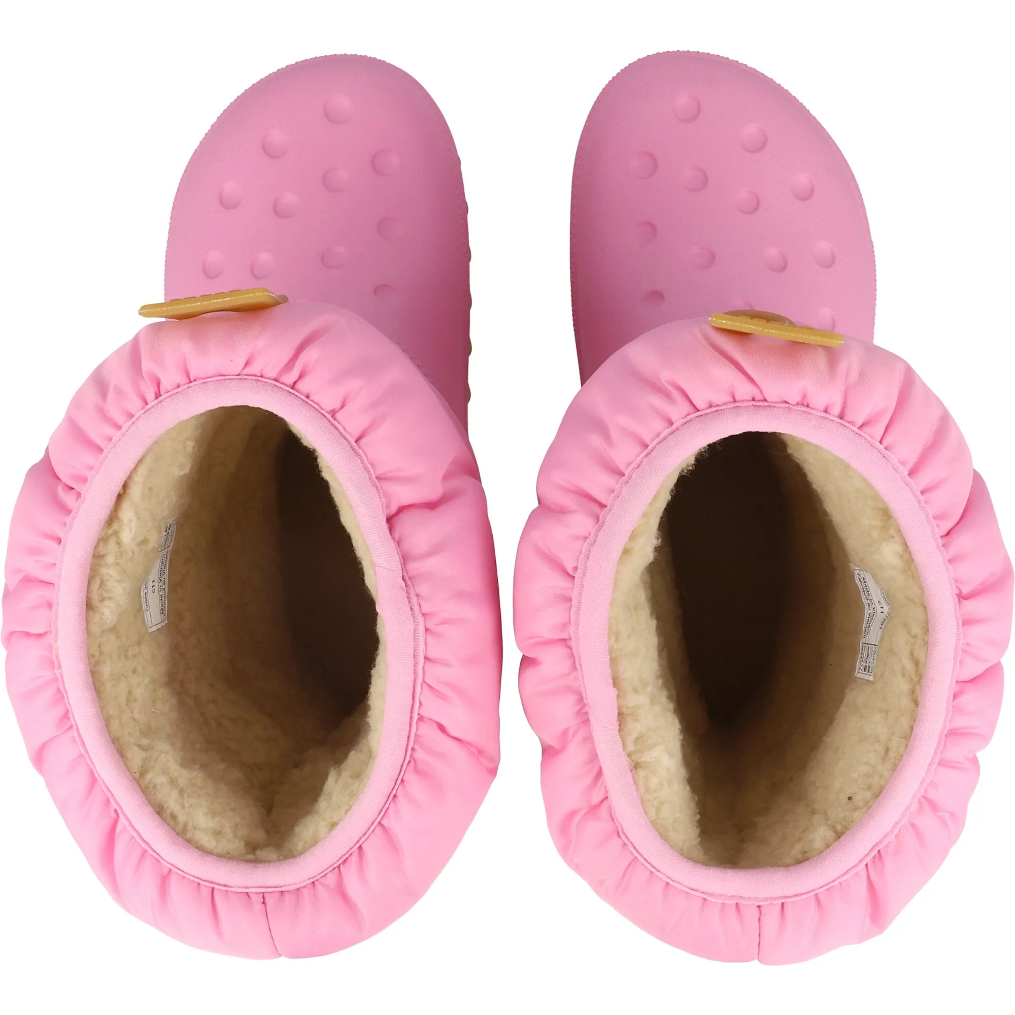 Crocs Kids Classic Neo Puff Pink Tweed Boot