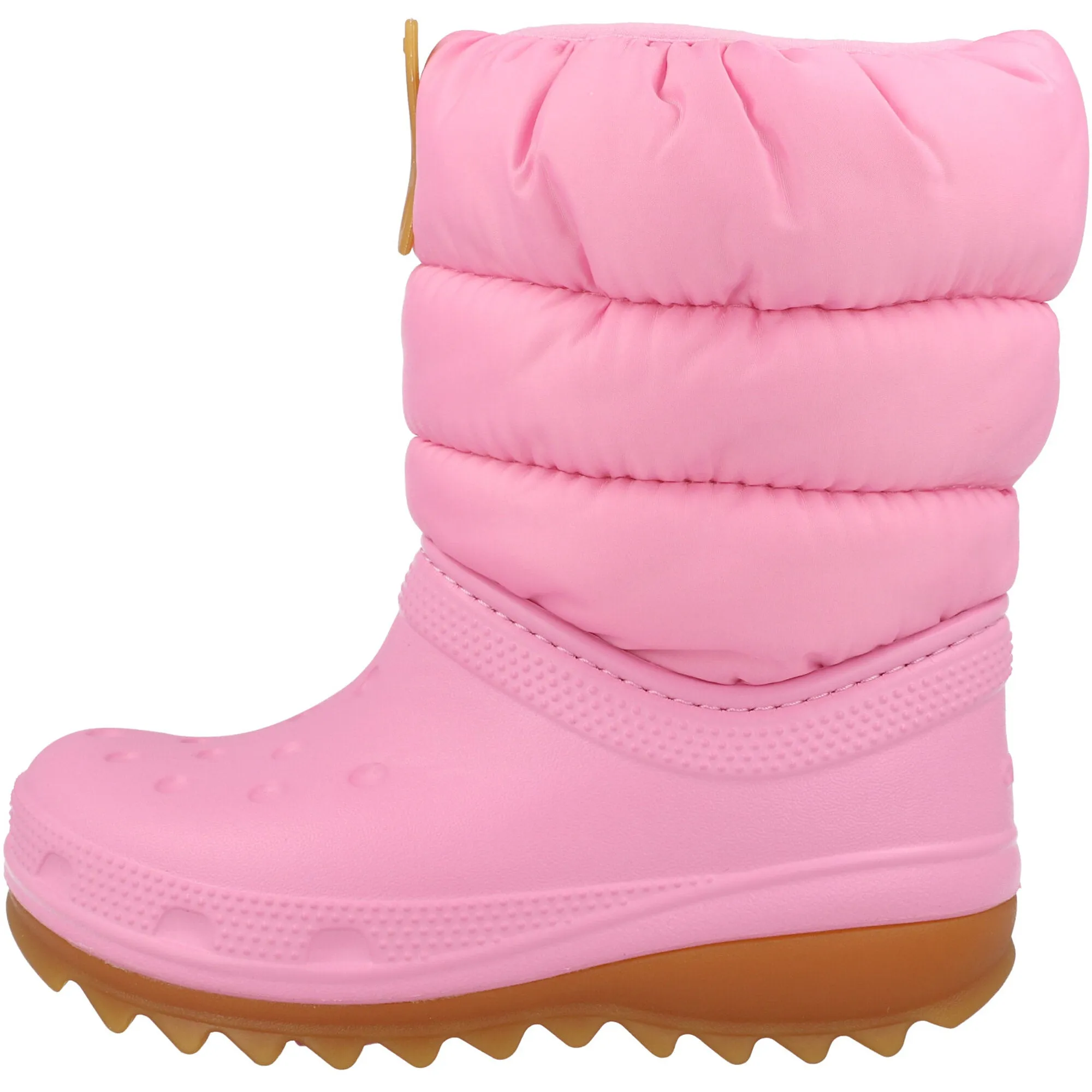 Crocs Kids Classic Neo Puff Pink Tweed Boot