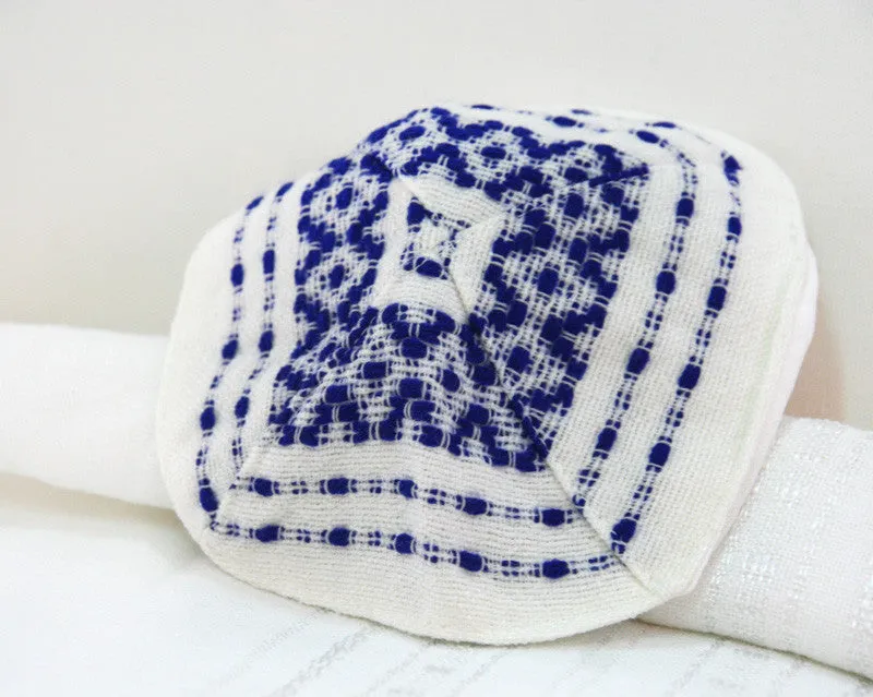 Daniel - Wool Tallit  - Blue