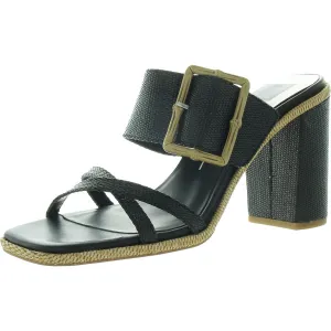 Dolce Vita Womens Buckle Woven Espadrille Heels