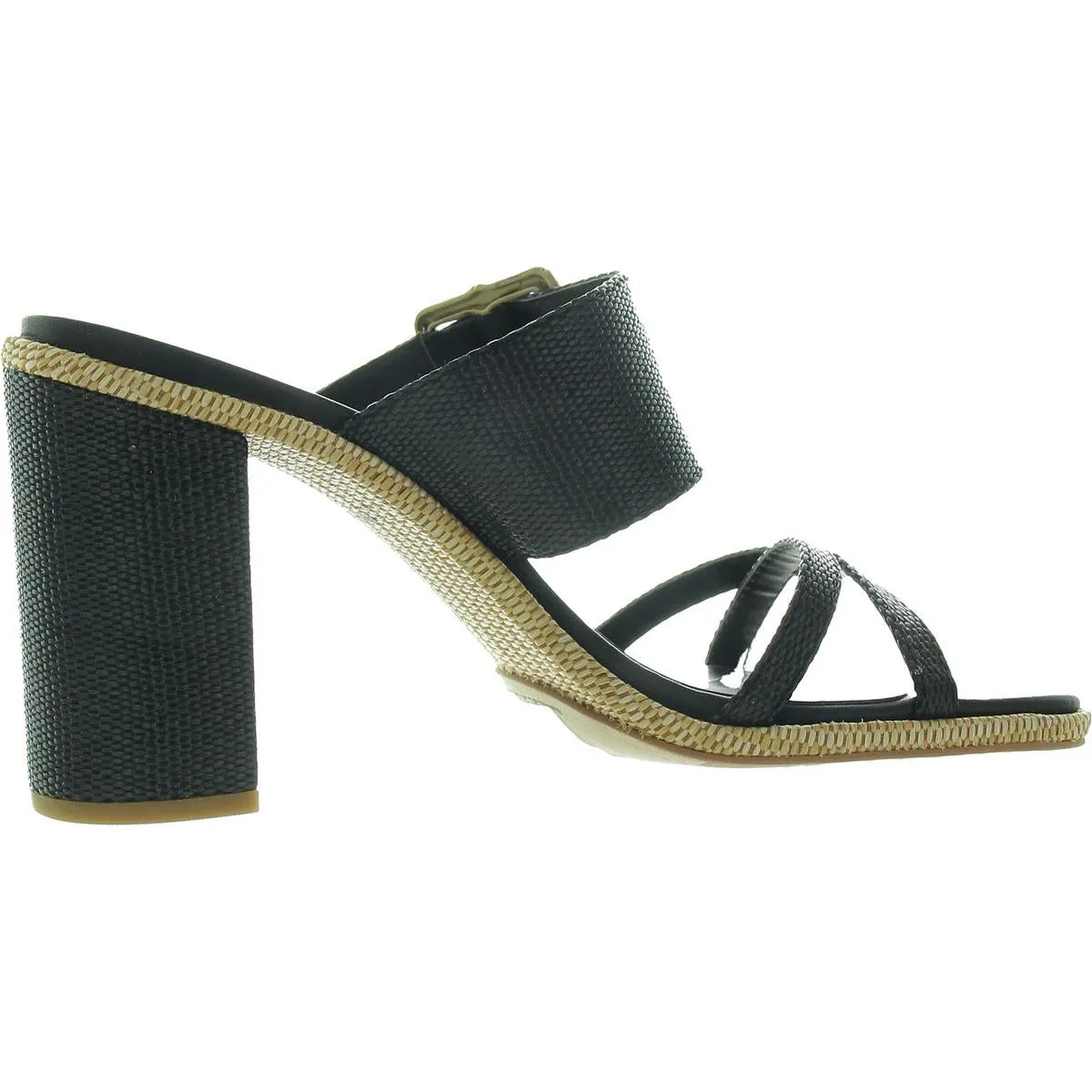 Dolce Vita Womens Buckle Woven Espadrille Heels